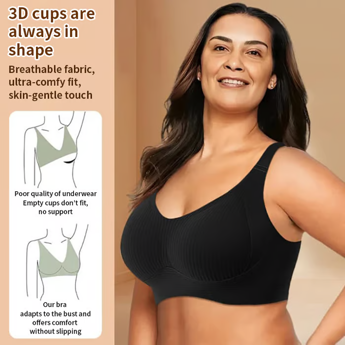 🔥 Super firming bra | Wire-free comfortable bra 👍 No more sagging breasts